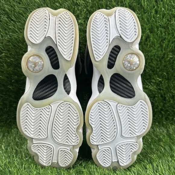 Air Jordan Boys 6 Rings Athletic Shoes White CW6994-100 Mid Top Lace Up Size 5.5